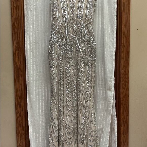 Sequin Mermaid Hem Formal Dress Gala Dress size S - Picture 10 of 16